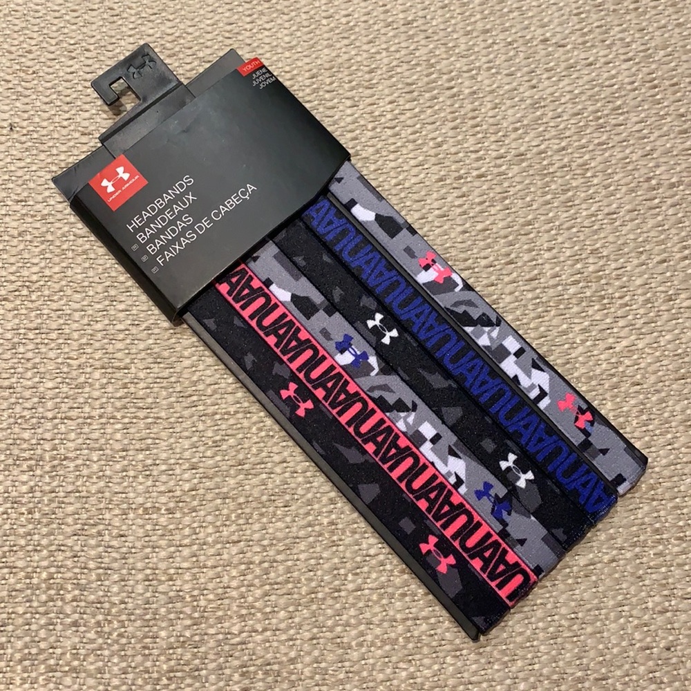 Under Armour pack of 6 youth headbands